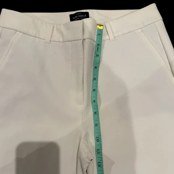 🩵WHBM White Classic Slim Ankle Comfort Stretch Trousers - Picture 5 of 10